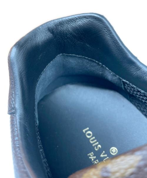 LOUIS VUITTON（ルイ ヴィトン）LOUIS VUITTON (ルイ ヴィトン) ランアウェイラインスニーカー ブラウン×ホワイト サイズ:7の古着・服飾アイテム