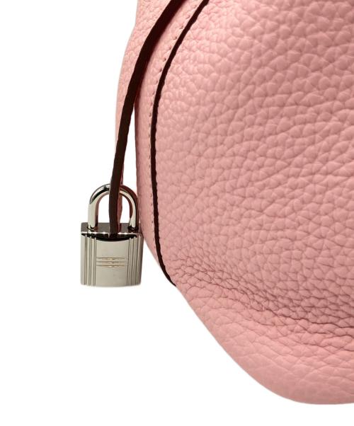 HERMES（エルメス）HERMES (エルメス) ピコタンロックPM/トリヨンクレマンス/ローズサクラ/U刻印2022年製/シルバー金具 ローズサクラ サイズ:PMの古着・服飾アイテム