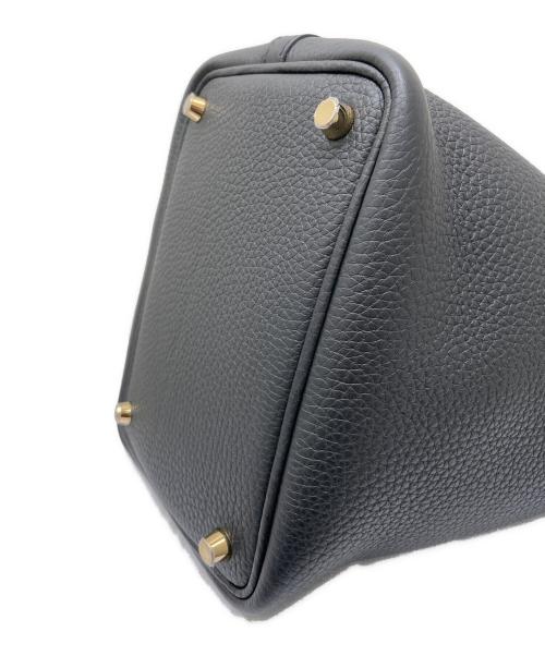 HERMES（エルメス）HERMES (エルメス) ピコタンロックPM ブラック×ゴールド金具 サイズ:PMの古着・服飾アイテム