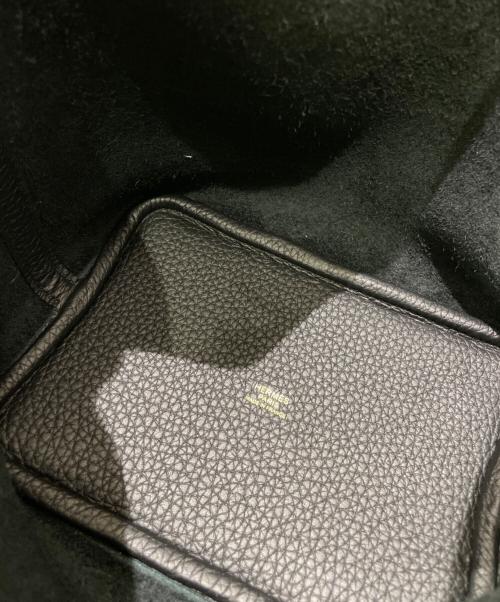 HERMES（エルメス）HERMES (エルメス) ピコタンロックPM ブラック×ゴールド金具 サイズ:PMの古着・服飾アイテム