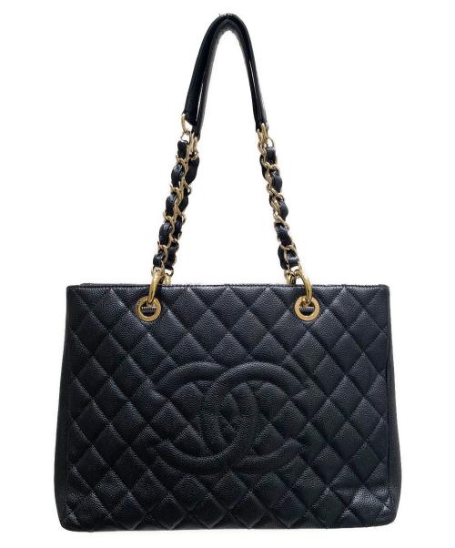 CHANEL（シャネル）CHANEL (シャネル) マトラッセ GST チェーン トートバッグ ブラックの古着・服飾アイテム