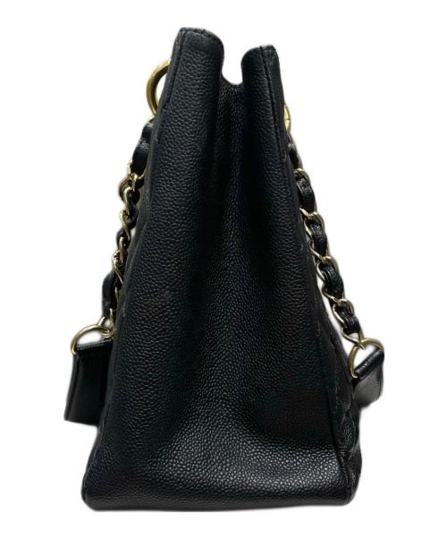 CHANEL（シャネル）CHANEL (シャネル) マトラッセ GST チェーン トートバッグ ブラックの古着・服飾アイテム