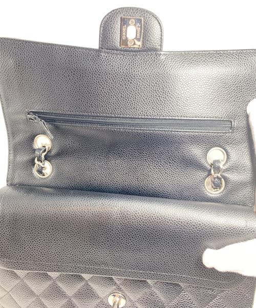 CHANEL（シャネル）CHANEL (シャネル) マトラッセ25 Wフラップェーンショルダーバッグ ブラック サイズ:25の古着・服飾アイテム