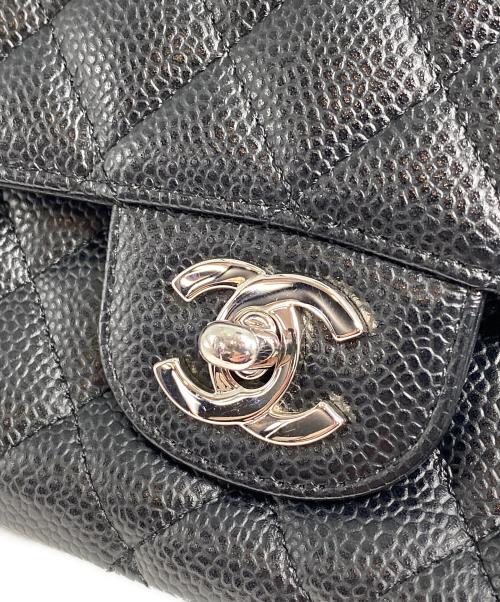 CHANEL（シャネル）CHANEL (シャネル) マトラッセ25 Wフラップェーンショルダーバッグ ブラック サイズ:25の古着・服飾アイテム