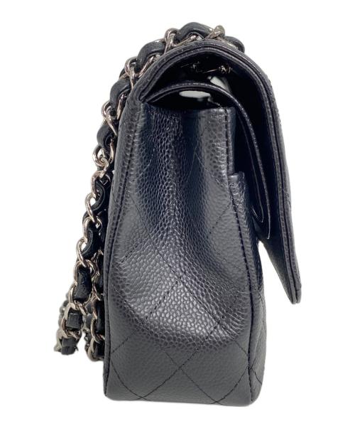 CHANEL（シャネル）CHANEL (シャネル) マトラッセ25 Wフラップェーンショルダーバッグ ブラック サイズ:25の古着・服飾アイテム