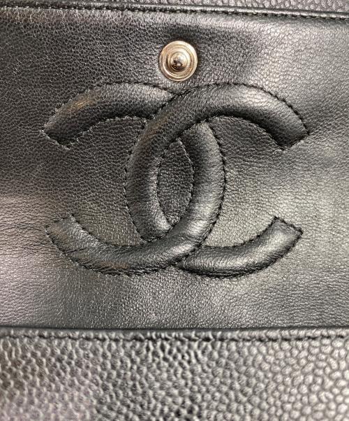 CHANEL（シャネル）CHANEL (シャネル) マトラッセ25 Wフラップェーンショルダーバッグ ブラック サイズ:25の古着・服飾アイテム