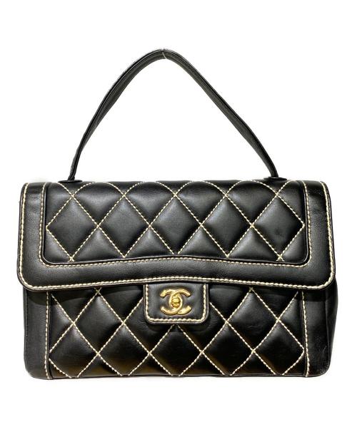 CHANEL（シャネル）CHANEL (シャネル) フラップショルダーバッグ ブラック サイズ:-の古着・服飾アイテム
