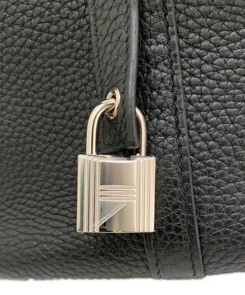 HERMES（エルメス）HERMES (エルメス) ピコタンロックMM/シルバー金具/トリヨンクレマンス/ブラック/Y刻印：2020年製 ブラック サイズ:MMの古着・服飾アイテム
