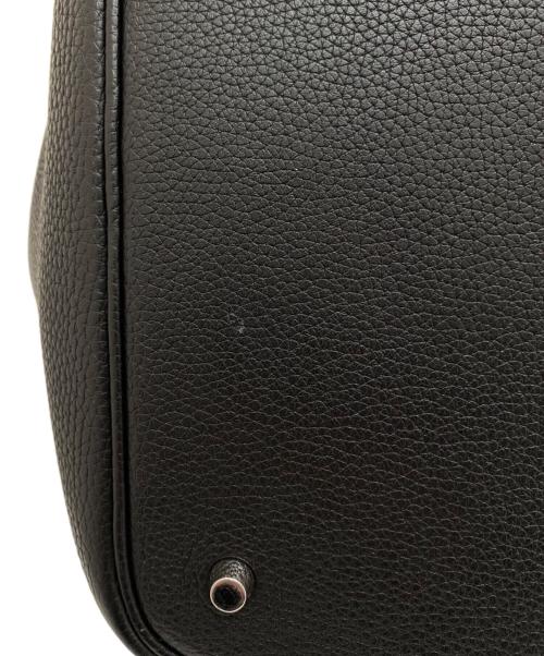 HERMES（エルメス）HERMES (エルメス) ピコタンロックMM/シルバー金具/トリヨンクレマンス/ブラック/Y刻印：2020年製 ブラック サイズ:MMの古着・服飾アイテム