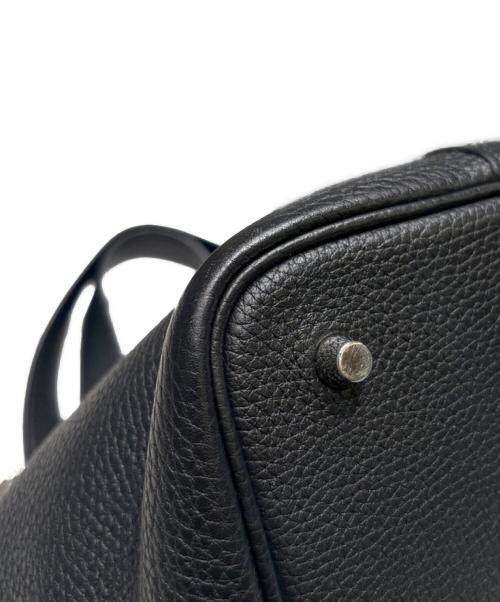 HERMES（エルメス）HERMES (エルメス) ピコタンロックMM/シルバー金具/トリヨンクレマンス/ブラック/Y刻印：2020年製 ブラック サイズ:MMの古着・服飾アイテム
