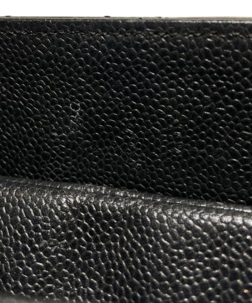 CHANEL（シャネル）CHANEL (シャネル) キャビアスキン チェーンショルダーバッグ ブラックの古着・服飾アイテム
