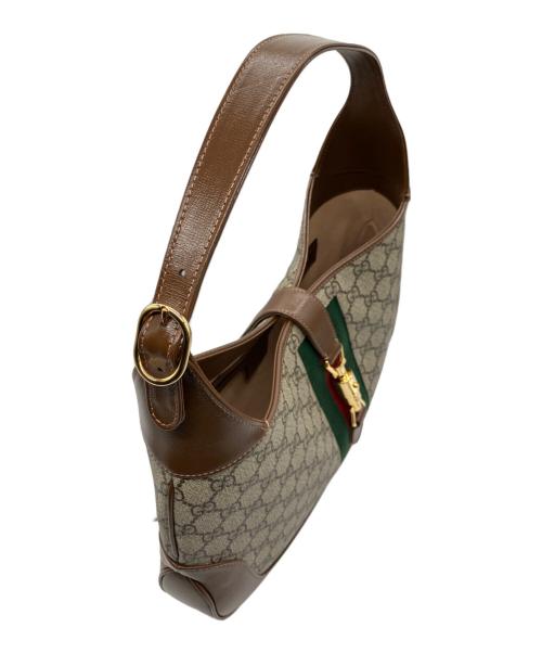 GUCCI（グッチ）GUCCI (グッチ) ジャッキー1961ミディアムショルダーバッグ ブラウン サイズ:ミディアム/Mの古着・服飾アイテム