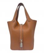 HERMESエルメス）の古着「ピコタンロック PM」｜ゴールド×シルバー金具