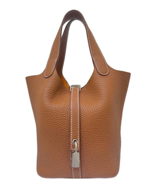 HERMES（エルメス）HERMES (エルメス) ピコタンロック PM ゴールド×シルバー金具 サイズ:PMの古着・服飾アイテム