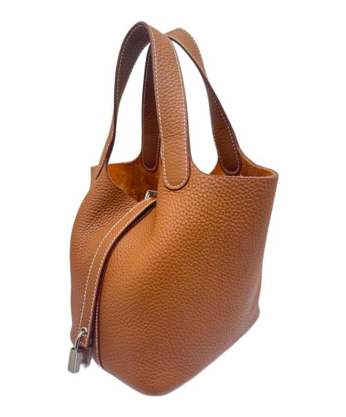 HERMES（エルメス）HERMES (エルメス) ピコタンロック PM ゴールド×シルバー金具 サイズ:PMの古着・服飾アイテム