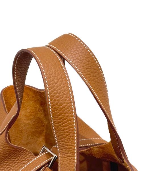 HERMES（エルメス）HERMES (エルメス) ピコタンロック PM ゴールド×シルバー金具 サイズ:PMの古着・服飾アイテム