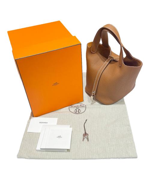 HERMES（エルメス）HERMES (エルメス) ピコタンロック PM ゴールド×シルバー金具 サイズ:PMの古着・服飾アイテム