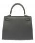 HERMES (エルメス) ケリー25 外縫い/Kelly25 Sellier/シルバー金具/ヴォーエプソン/ブラック/B刻印 ブラック サイズ:25：3450000円