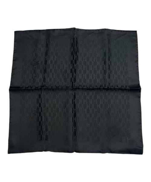 HERMES（エルメス）HERMES (エルメス) ミニスカーフ　グランH ブラックの古着・服飾アイテム