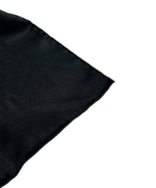 HERMES（エルメス）HERMES (エルメス) ミニスカーフ　グランH ブラックの古着・服飾アイテム