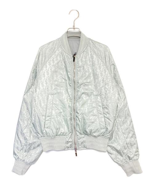 Dior（ディオール）Dior (ディオール) オブリークリバーシブルブルゾン グレー サイズ:44の古着・服飾アイテム