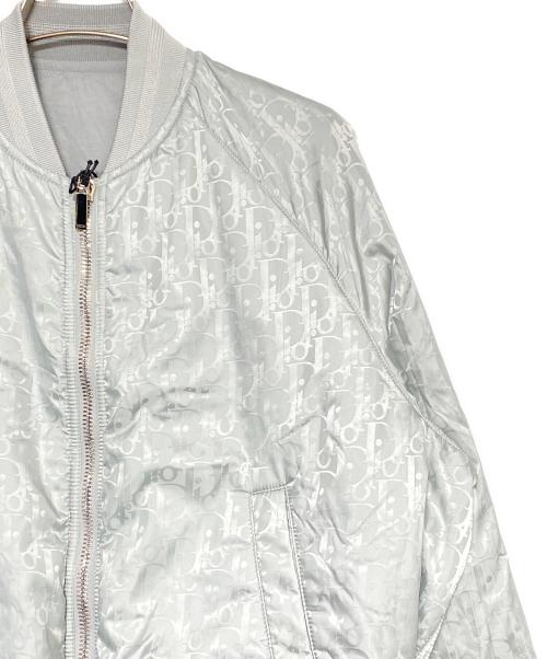 Dior（ディオール）Dior (ディオール) オブリークリバーシブルブルゾン グレー サイズ:44の古着・服飾アイテム