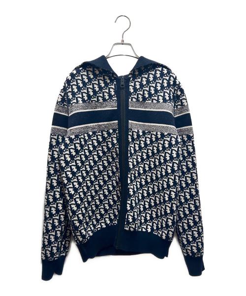 Dior（ディオール）Dior (ディオール) オブリークリバーシブルパーカー ネイビー サイズ:42の古着・服飾アイテム