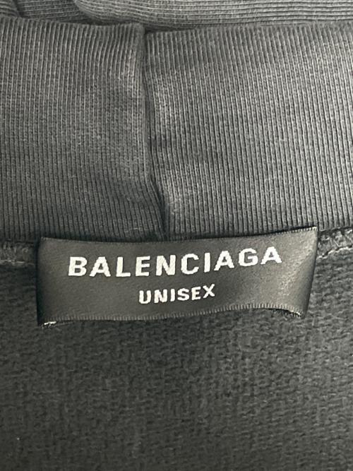 BALENCIAGA（バレンシアガ）BALENCIAGA (バレンシアガ) Logo Embroidery Hoodie ブラック サイズ:XXSの古着・服飾アイテム