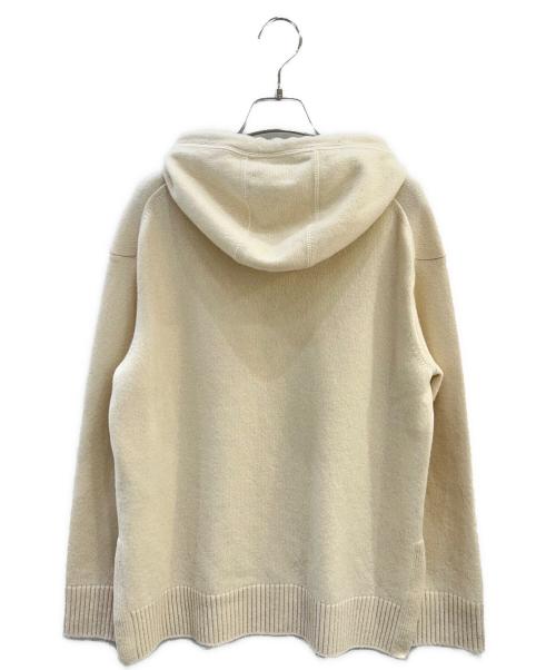 FENDI（フェンディ）FENDI (フェンディ) エンボスロゴニットパーカー ベージュ サイズ:36の古着・服飾アイテム
