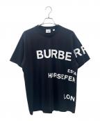 BURBERRYバーバリー）の古着「ホースフェリーロゴTシャツ」｜ブラック