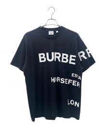 BURBERRY（バーバリー）の古着「ホースフェリーロゴTシャツ」｜ブラック