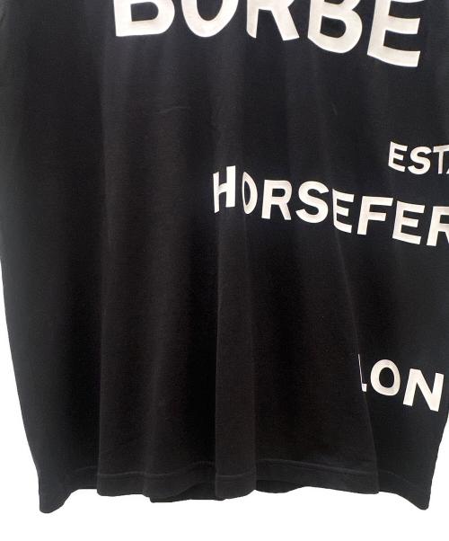 BURBERRY（バーバリー）BURBERRY (バーバリー) ホースフェリーロゴTシャツ ブラック サイズ:Mの古着・服飾アイテム