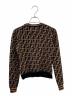 FENDI (フェンディ) ズッカ柄 ニット ブラウン×ブラック サイズ:36：70000円