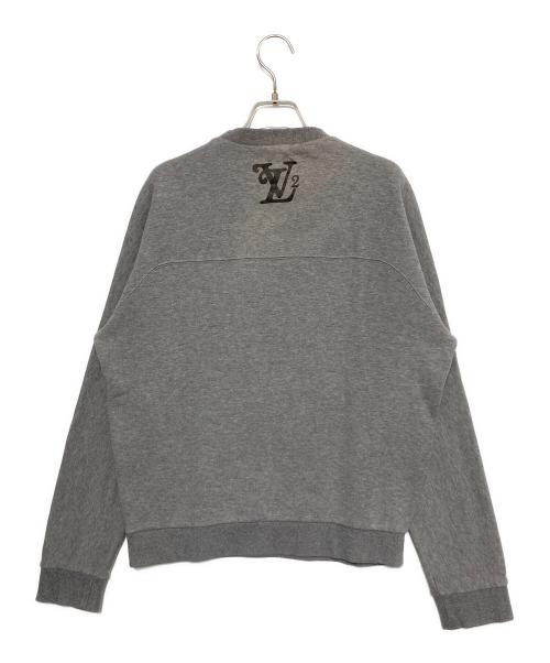 LOUIS VUITTON（ルイ ヴィトン）LOUIS VUITTON (ルイ ヴィトン) NIGO (ニゴ―) スクエアードLVクルーネックスウェット グレー サイズ:XSの古着・服飾アイテム