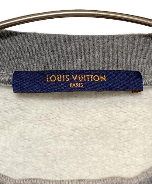 LOUIS VUITTON（ルイ ヴィトン）LOUIS VUITTON (ルイ ヴィトン) NIGO (ニゴ―) スクエアードLVクルーネックスウェット グレー サイズ:XSの古着・服飾アイテム