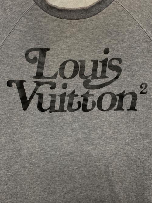 LOUIS VUITTON（ルイ ヴィトン）LOUIS VUITTON (ルイ ヴィトン) NIGO (ニゴ―) スクエアードLVクルーネックスウェット グレー サイズ:XSの古着・服飾アイテム