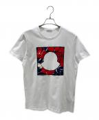 MONCLERモンクレール）の古着「MAGLIA t-shirt/ロゴTシャツ」｜ホワイト