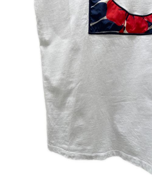 MONCLER（モンクレール）MONCLER (モンクレール) MAGLIA t-shirt/ロゴTシャツ ホワイト サイズ:Lの古着・服飾アイテム