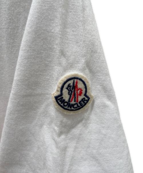 MONCLER（モンクレール）MONCLER (モンクレール) MAGLIA t-shirt/ロゴTシャツ ホワイト サイズ:Lの古着・服飾アイテム