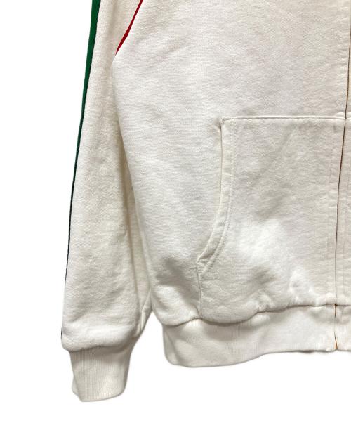 GUCCI（グッチ）GUCCI (グッチ) ウェブラインスウェットトラックジャケット ホワイト サイズ:XSの古着・服飾アイテム