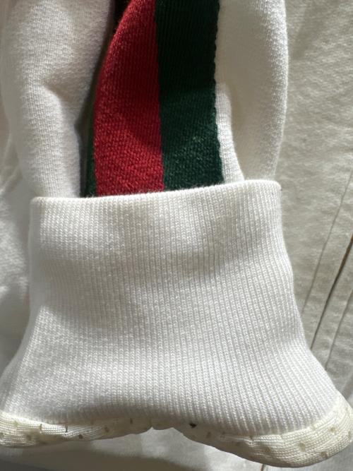 GUCCI（グッチ）GUCCI (グッチ) ウェブラインスウェットトラックジャケット ホワイト サイズ:XSの古着・服飾アイテム