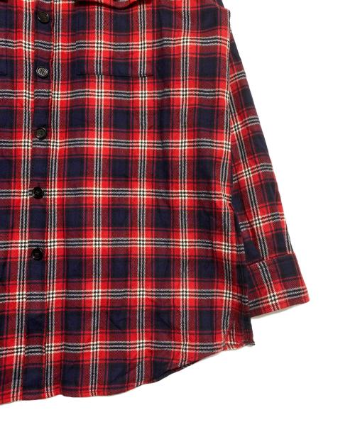 DOLCE & GABBANA（ドルチェ＆ガッバーナ）DOLCE & GABBANA (ドルチェ＆ガッバーナ) チェックネルシャツ レッド サイズ:46の古着・服飾アイテム