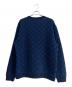 LOUIS VUITTON (ルイ ヴィトン) モノグラムジャガードスウェット ブルー×ネイビー サイズ:XXL：120000円