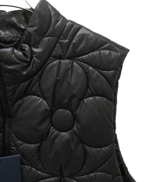 LOUIS VUITTON（ルイ ヴィトン）LOUIS VUITTON (ルイ ヴィトン) フラワーキルティングダウンベスト ブラック サイズ:52の古着・服飾アイテム