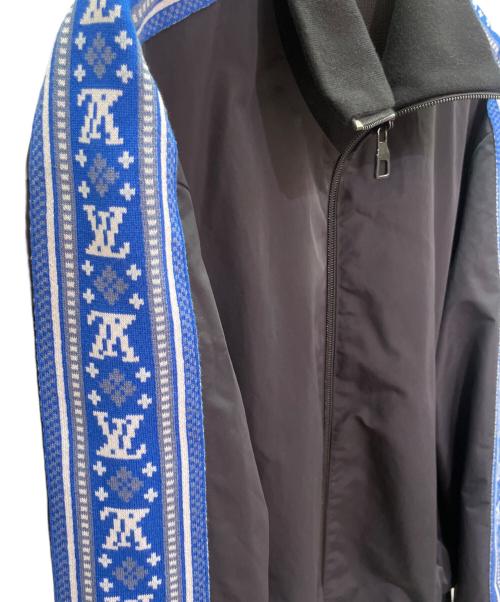 LOUIS VUITTON（ルイ ヴィトン）LOUIS VUITTON (ルイ ヴィトン) LVフェアアイルトラックジャケット ブラック×ブルー サイズ:Lの古着・服飾アイテム