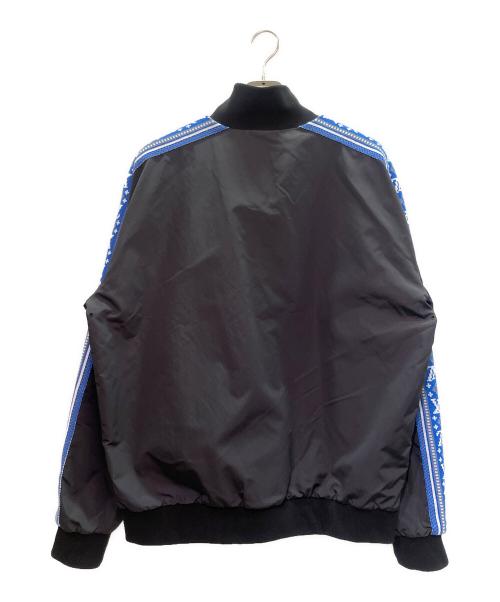 LOUIS VUITTON（ルイ ヴィトン）LOUIS VUITTON (ルイ ヴィトン) LVフェアアイルトラックジャケット ブラック×ブルー サイズ:Lの古着・服飾アイテム