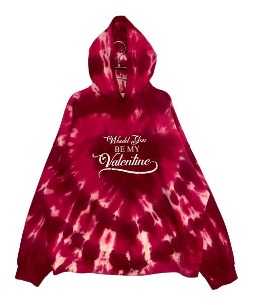 BALENCIAGA（バレンシアガ）BALENCIAGA (バレンシアガ) タイダイロゴパーカー ショッキングピンク サイズ:3の古着・服飾アイテム