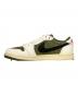 中古・古着 NIKE (ナイキ) Travis Scott (トラヴィススコット) AIR JORDAN 1 LOW OG オリーブ×ベージュ サイズ:27.5cm （US 9.5）：85000円
