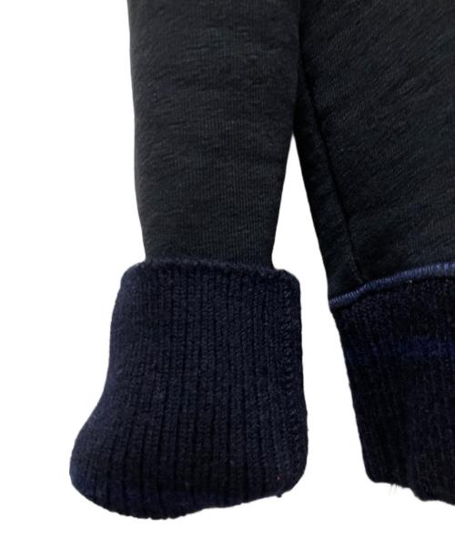 LOEWE（ロエベ）LOEWE (ロエベ) アナグラム刺繍リブニットパーカー ネイビー サイズ:Ｓの古着・服飾アイテム