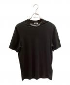 MONCLERモンクレール）の古着「ネックロゴ Tシャツ」｜ブラック